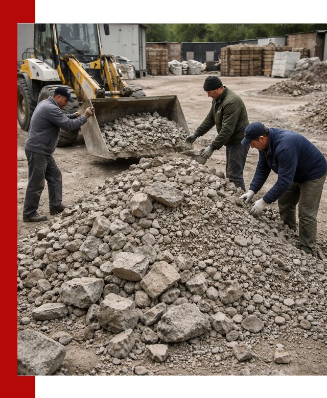 Демонтаж и вывоз бой бетона в Воткинске