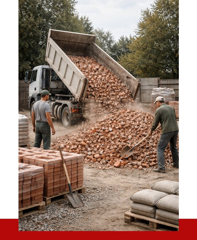 Бой кирпича в Воткинске с доставкой от 4351 руб/куб | ПРОНЕРУДВтк