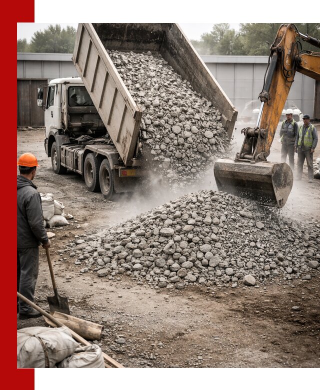 Доставка дробленого бетона в Воткинске оптом и в розницу
