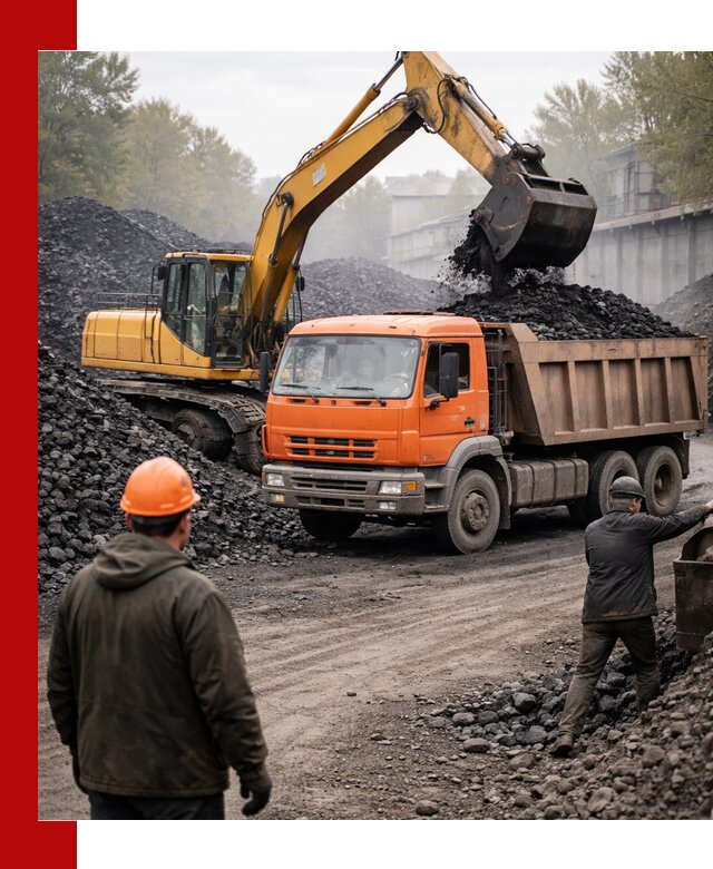 Доставка угля автотранспортом в Воткинске быстро и выгодно