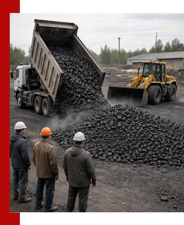 Доставка угля антрацита в Воткинске с самосвалами и погрузкой