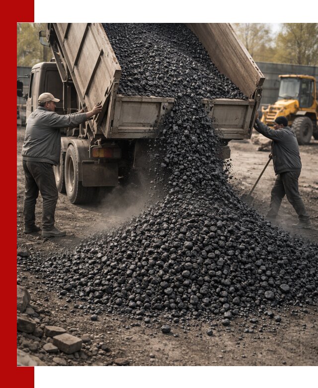 Доставка угля семечка самосвалами в Воткинске