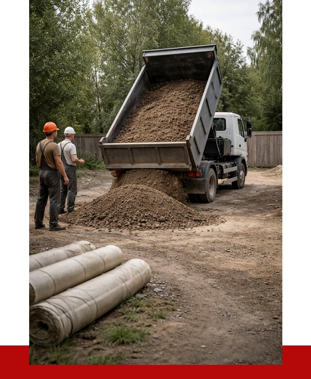 Доставка сыпучих материалов самосвалом в [cvi] от 4351 р. | ПРОНЕРУДВтк