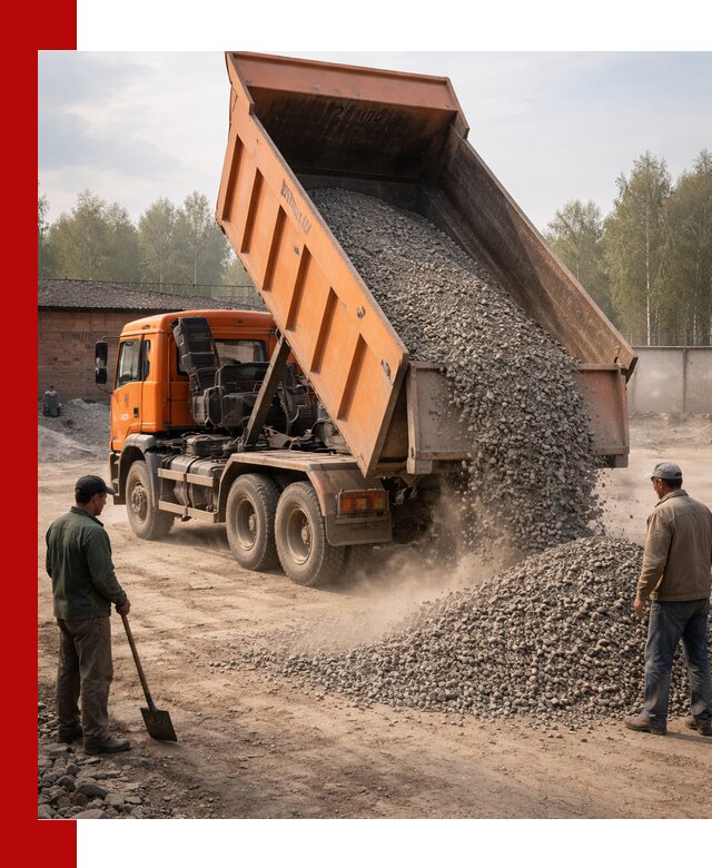 Доставка самосвалом 20 м3 в Воткинске быстро и надежно