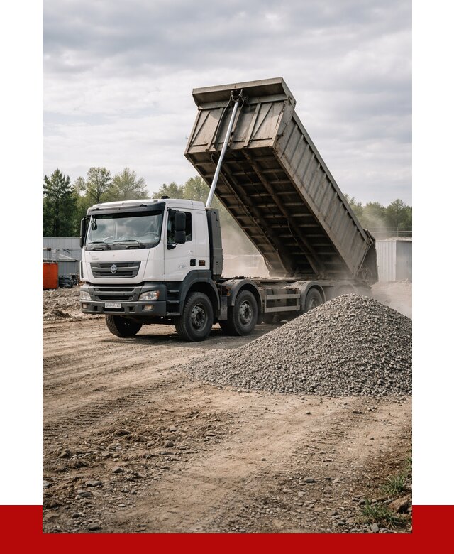 Доставка самосвалом 40 кубов в Воткинске от 9324 р. | ПРОНЕРУДВтк