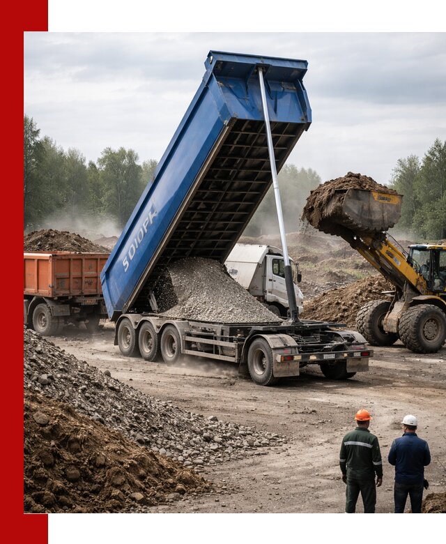 Аренда тонар 40 тонн в Воткинске с доставкой материалов