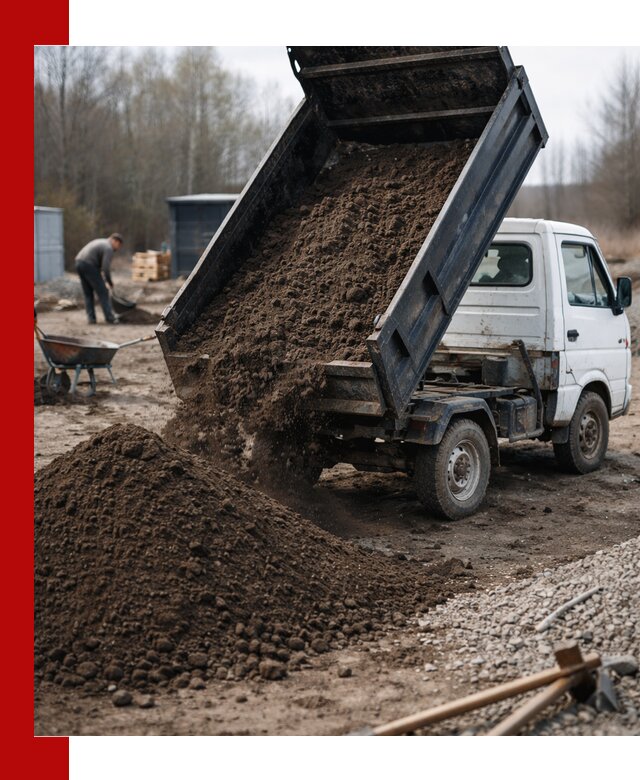 Аренда минисамосвала в Воткинске для доставки сыпучих материалов