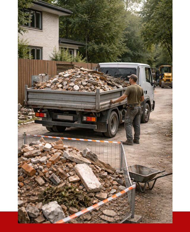 Вывоз строительного мусора с погрузкой в Воткинске от 7770 р | ПРОНЕРУДВтк