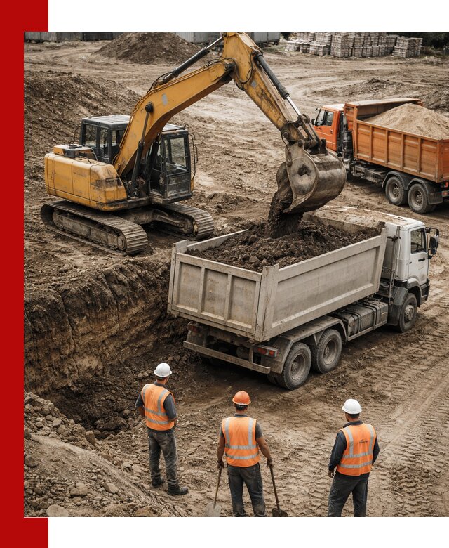 Разработка грунта для строительства и благоустройства в Воткинске