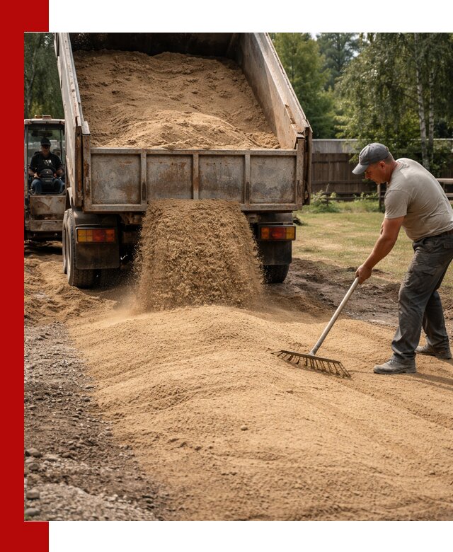 Отсыпка участка песком в Воткинске быстро и качественно