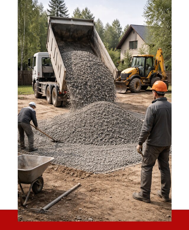 Отсыпка участка щебнем в Воткинске от 6734 р. ПРОНЕРУДВтк