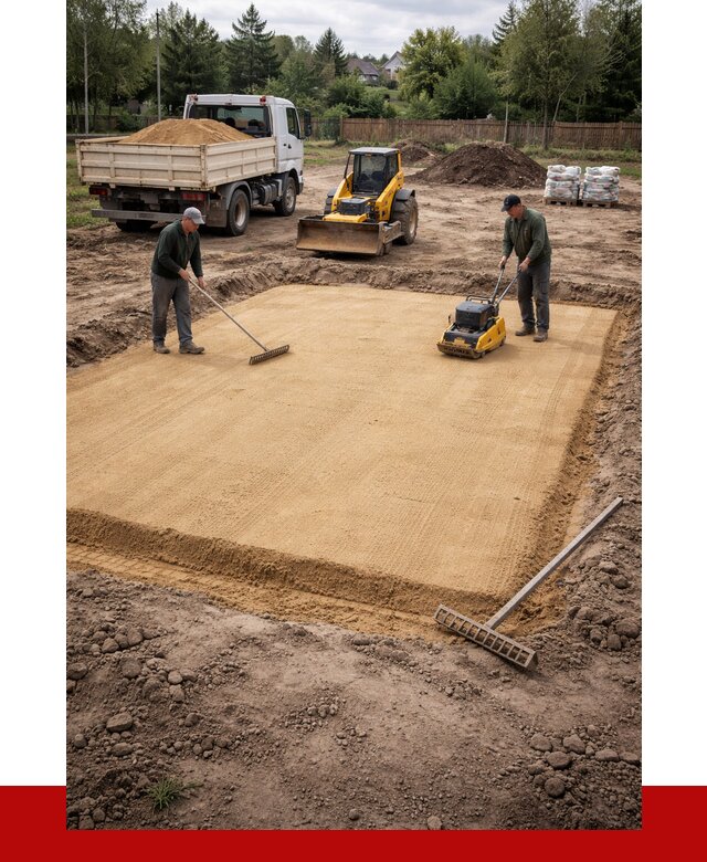 Устройство песчаной подушки в Воткинске от 4662 р. ПРОНЕРУДВтк