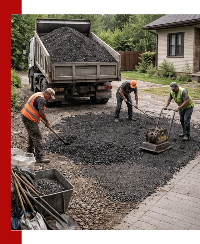 Асфальтовая крошка для двора с доставкой в Воткинске
